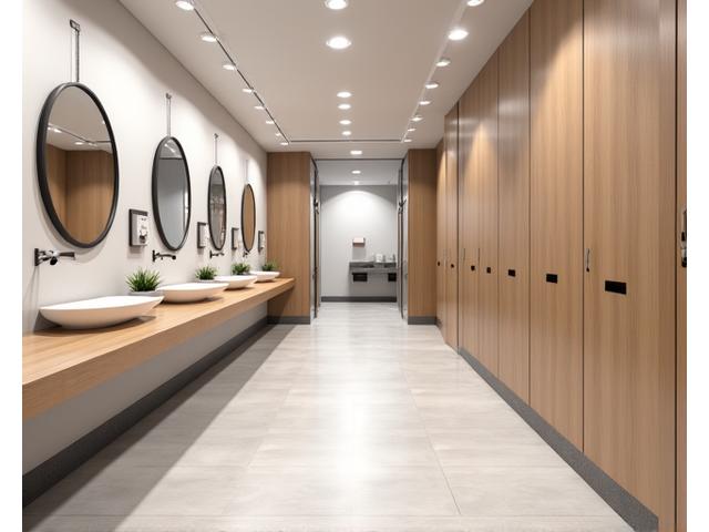 Clean and well-maintained gym facility interior